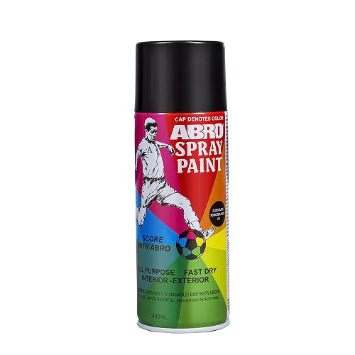 PINTURA SPRAY 011 NEGRO BRILLANTE ABRO
