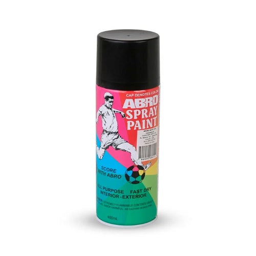 PINTURA SPRAY 012 NEGRO MATE ABRO