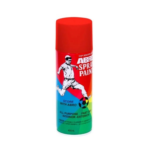 PINTURA SPRAY 076 ROJO PURO ABRO